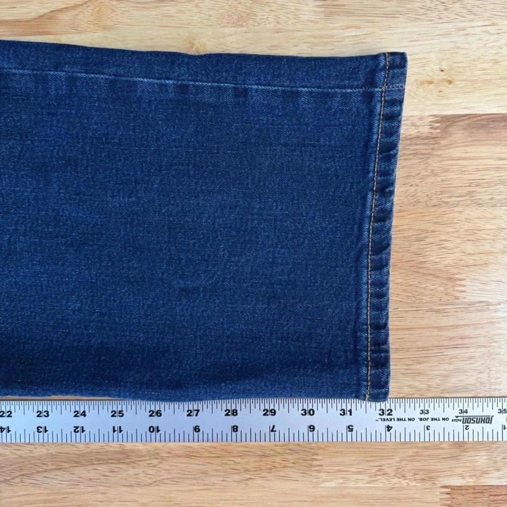 NEW Joe's Jeans The Classic Straight Leg Mens 42x32 Blue Dark Wash Stretch Denim